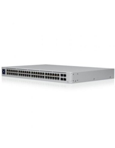 Switch ubiquiti usw-48-poe/ 48 puertos/ rj45 10/100/1000 poe/ sfp