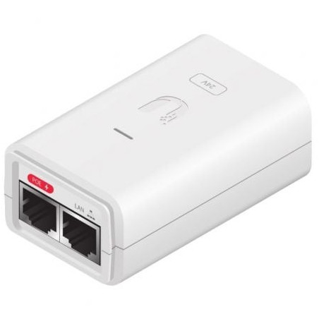 Alimentador poe ubiquiti poe-24-7w-g-wh gigabyte
