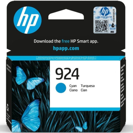 Cartucho de tinta original hp nº924/ cian