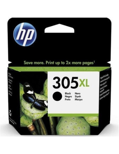 Cartucho de tinta original hp nº305 xl alta capacidad/ negro