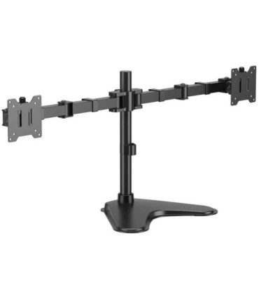 Soporte de sobremesa para 2 monitores aisens dt35tsr-361/ giratorio/ inclinable/ hasta 20kg