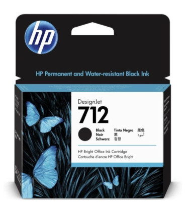 Cartucho de tinta original hp nº712/ negro