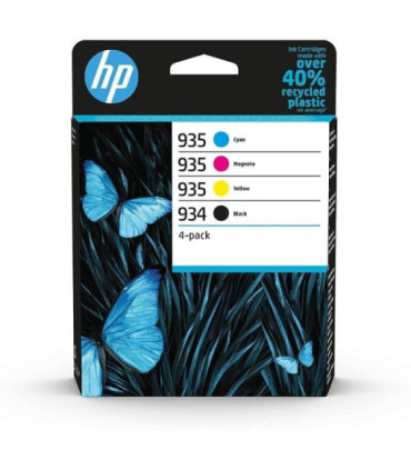 Cartucho de tinta original hp nº934 + nº935 multipack/ cian/ magenta/ amarillo/ negro