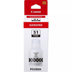 Botella de tinta original canon gi-51/ negra