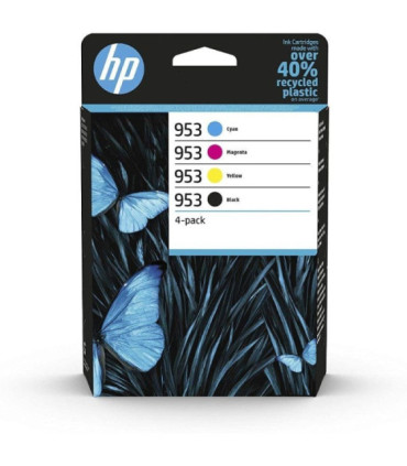 Cartucho de tinta original hp nº953 multipack/ cian/ magenta/ amarillo/ negro
