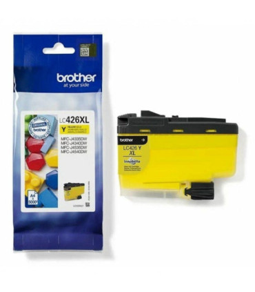 Cartucho de tinta original brother lc-426 xl alta capacidad/ amarillo