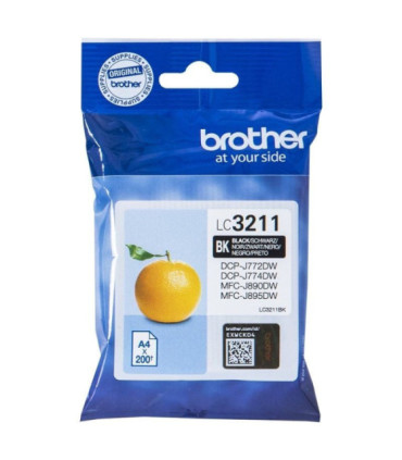 Cartucho de tinta original brother lc-3211bk/ negro