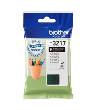 Cartucho de tinta original brother lc-3217bk/ negro