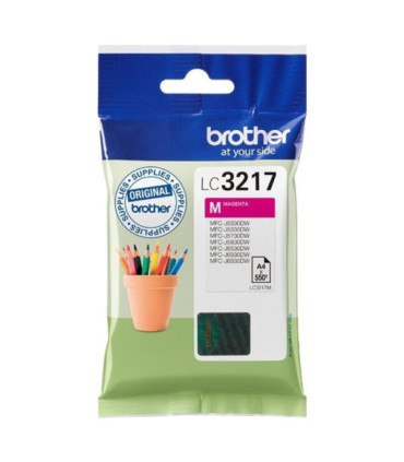 Cartucho de tinta original brother lc-3217m/ magenta