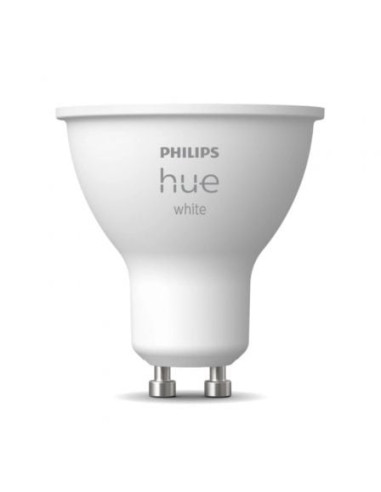 Bombilla led inteligente philips hue/ casquillo gu10/ 5,2w/ 400 lúmenes/ 2700k/ precisa philips hue bridge