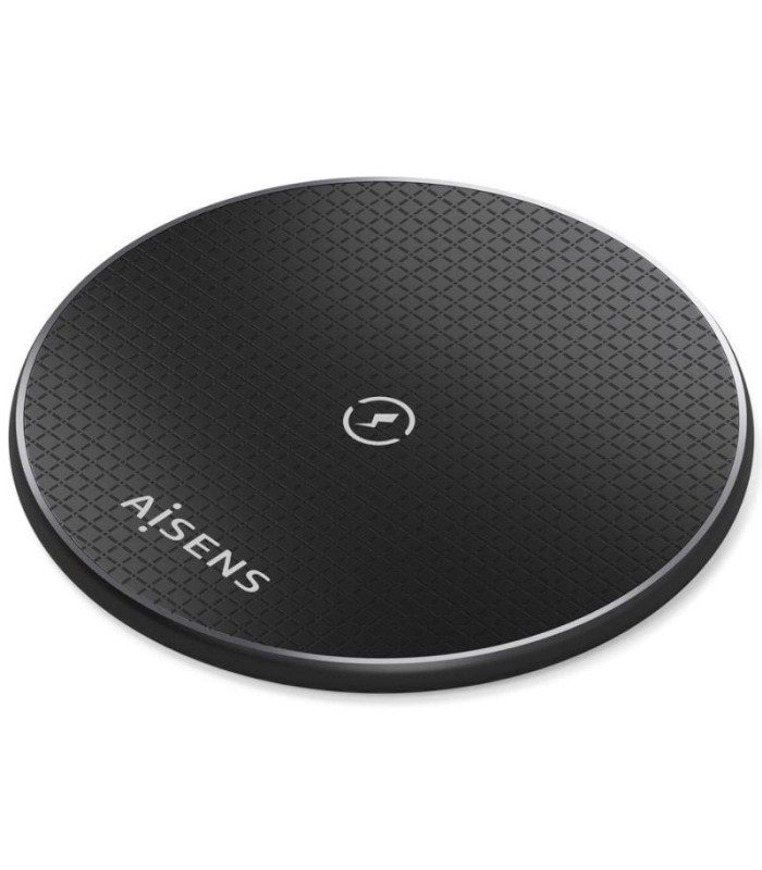 Base de carga inalámbrica aisens asch-15w1wc058-bk 15w/ negro