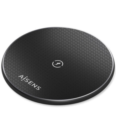 Base de carga inalámbrica aisens asch-15w1wc058-bk 15w/ negro