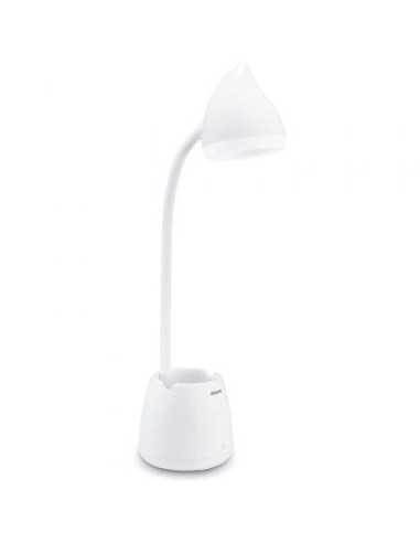 Lámpara de escritorio philips hat dsk213/ 4.5w/ blanco