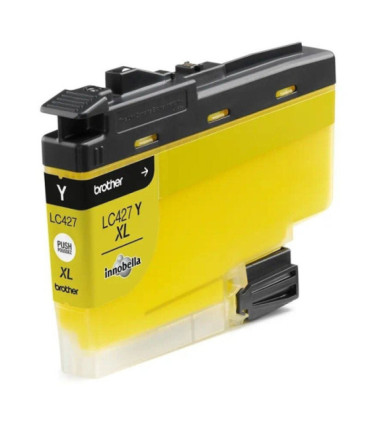 Cartucho de tinta original brother lc-427 xl alta capacidad/ amarillo