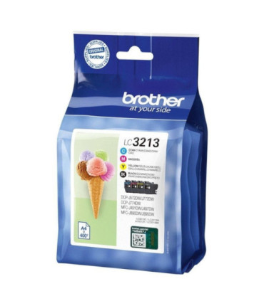 Cartucho de tinta original brother lc-3213val multipack/ cian/ magenta/ amarillo/ negro