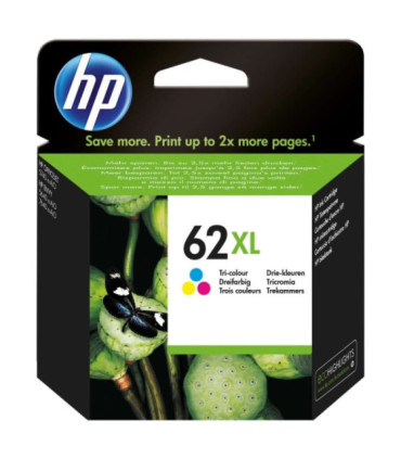 Cartucho de tinta original hp nº62 xl alta capacidad/ tricolor