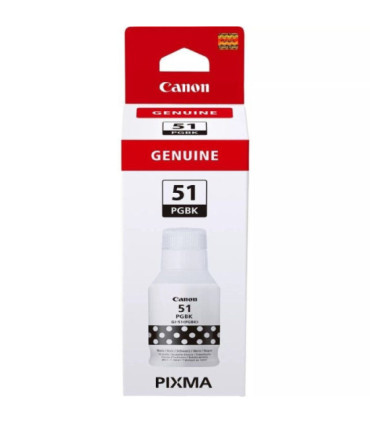 Botella de tinta original canon gi-51/ negra