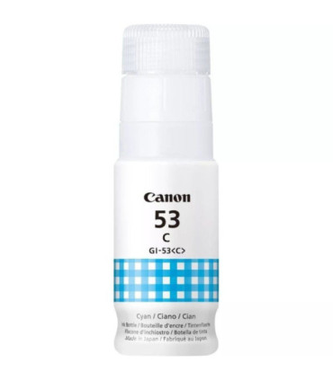 Botella de tinta original canon gi-53/ cian