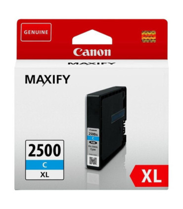 Cartucho de tinta original canon pgi-2500xl alta capacidad/ cian
