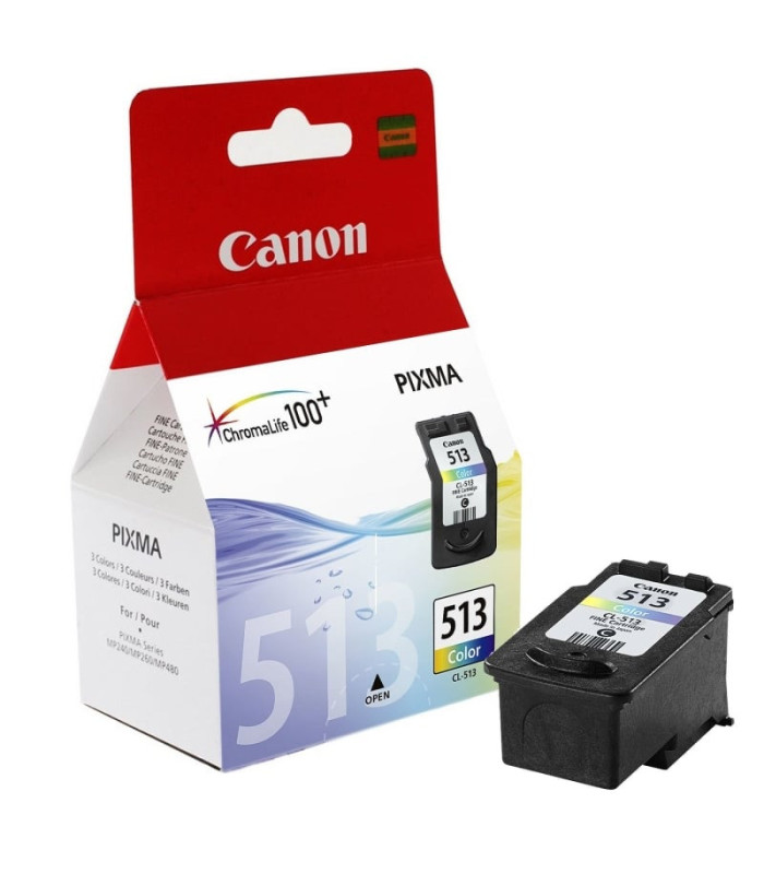 Cartucho de tinta original canon cl-513 alta capacidad/ tricolor