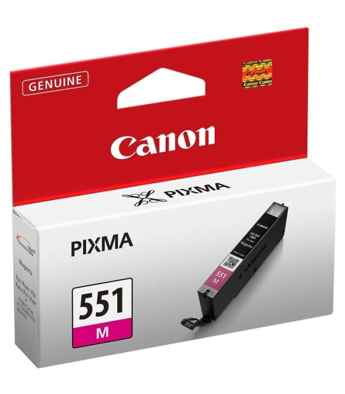 Cartucho de tinta original canon cli-551m/ magenta