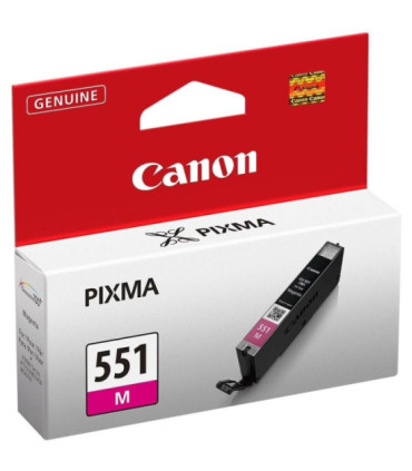 Cartucho de tinta original canon cli-551m/ magenta
