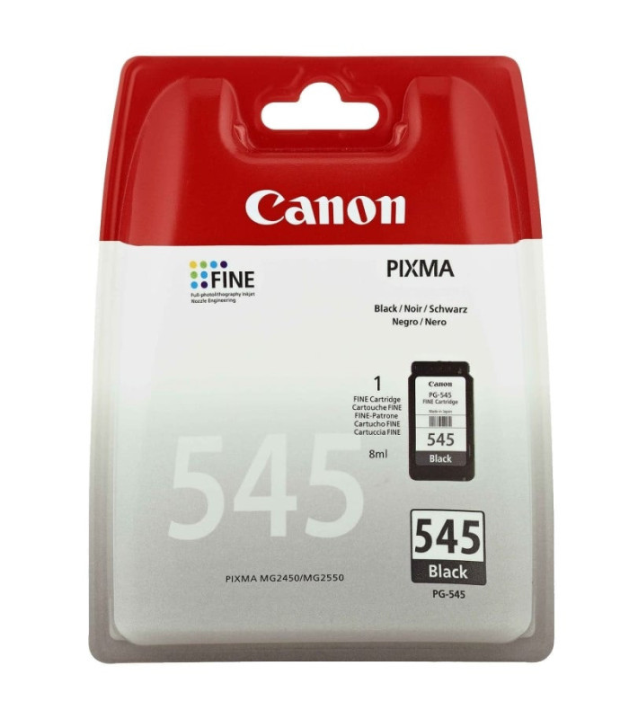 Cartucho de tinta original canon pg-545/ negro