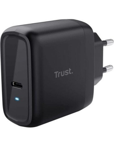 Cargador de pared trust maxo 65w/ 1xusb tipo-c/ 65w