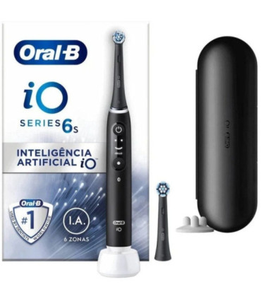 Cepillo dental braun oral-b io 6/ incluye 2 recambios/ negro