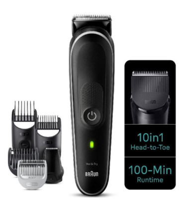 Recortadora braun all in one series 5 mgk5440/ con batería/ 10 accesorios