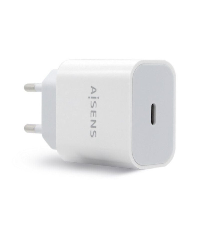 Cargador de pared aisens a110-0537/ 1xusb tipo-c/ 20w