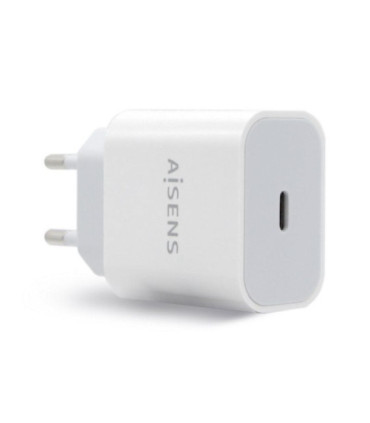 Cargador de pared aisens a110-0537/ 1xusb tipo-c/ 20w
