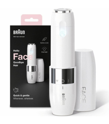 Depiladora facial braun mini depiladora facial fs1000/ con batería