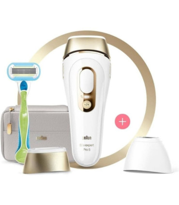 Depiladora de luz pulsada braun silk-expert pro 5 pl5154 ipl