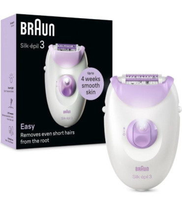 Depiladora braun silk epil series 3 se3-000/ con cable