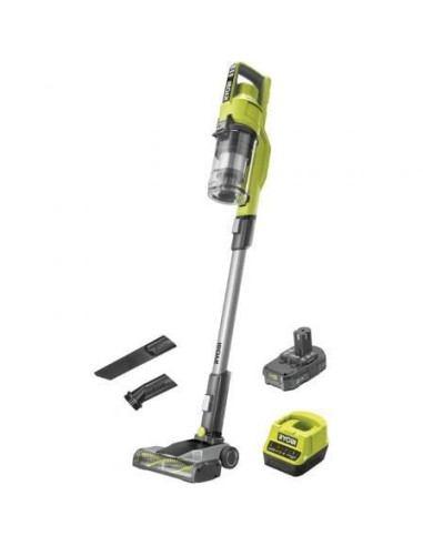 Aspirador escoba con batería ryobi rsv18-120g/ 30w/ autonomía 55 min