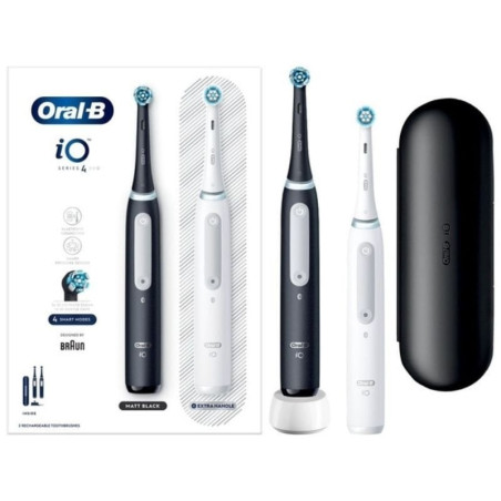 Cepillo dental oral-b io series 4 dúo/ incluye funda