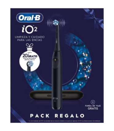 Cepillo dental braun oral-b io 2/ incluye 2 recambios/ negro