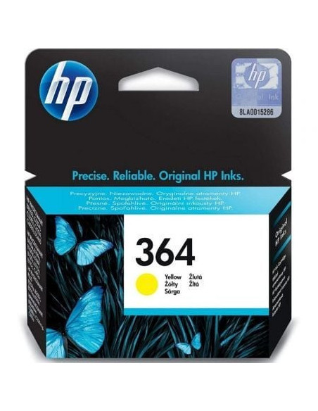 Cartucho de tinta original hp nº364/ amarillo