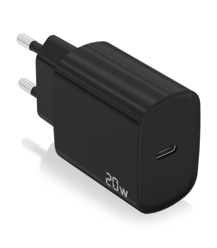 Cargador de pared aisens a110-0753/ 1xusb tipo-c/ 20w