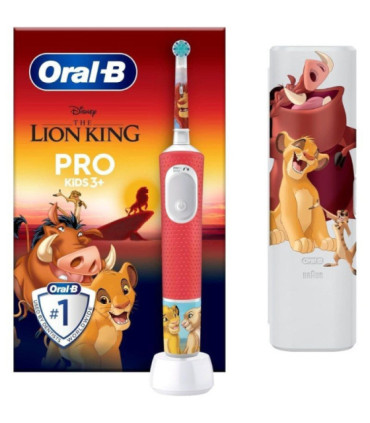 Cepillo dental oral-b pro kids 3 rey león/ incluye 1 recambio y funda