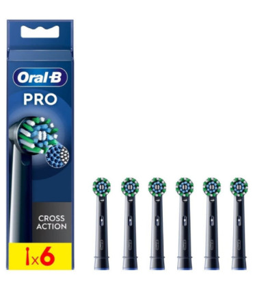 Cabezal de recambio para cepillo oral-b pro cross action/ pack 6 uds