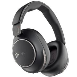 Auriculares Inalámbricos Poly Voyager Surround 80 UC USB Tipo-C + Adaptador USB-C/A/ con Micrófono/ Bluetooth/ Negros