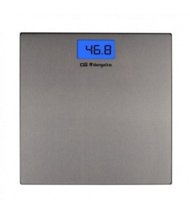 Báscula de baño orbegozo pb-2222 a/ hasta 150kg/ gris