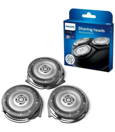 Cabezal de reemplazo para afeitadora eléctrica philips series 3000 y 1000/ pack 3