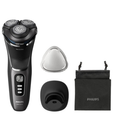 Afeitadora philips shaver series 3000 s3343/13/ con batería/ 4 accesorios