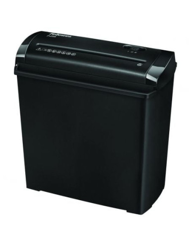 Destructora fellowes p-25s/ corte en tiras de 7mm/ negra