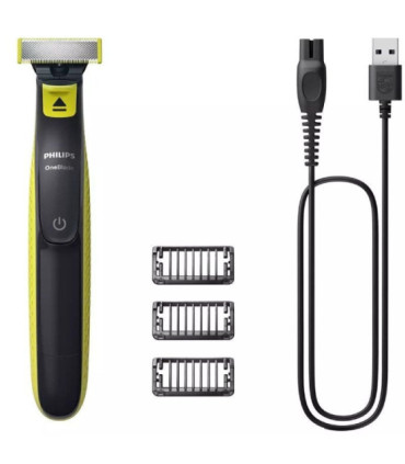 Cortabarbas philips oneblade qp2724/10/ con batería/ 3 accesorios