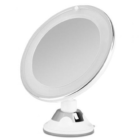 Espejo cosmético de pared con luz orbegozo esp 1010/ ø17cm