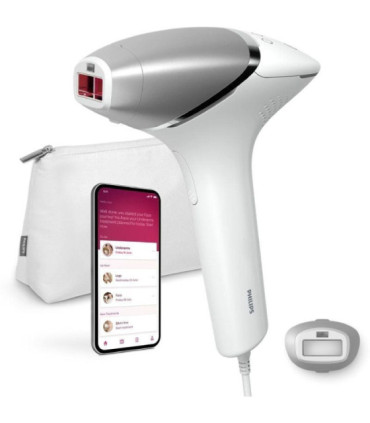 Depiladora de luz pulsada philips lumea ipl serie 8000 prestige/ con cable/ incluye 3 accesorios